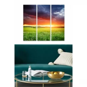 Image of MDF97333913 Multicolor Decorative MDF Painting (3 Pieces)