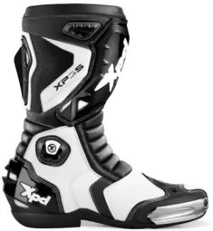 Image of XPD XP3-S Motorcycle Boots, black-white, Size 45, black-white, Size 45