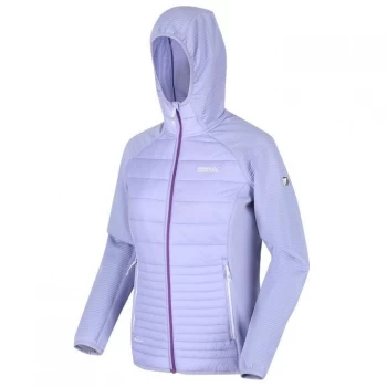 Image of Regatta Womens Andreson V Hooded Hybrid Baffle Jacket - LilcBm/LilBm