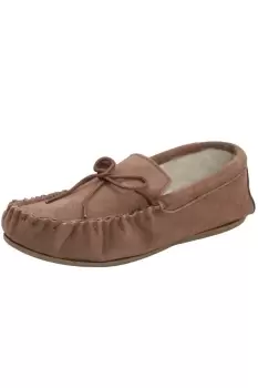 Image of Wool-blend Hard Sole Moccasins