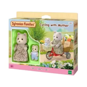 Image of Sylvanian Families Cycling with Mother
