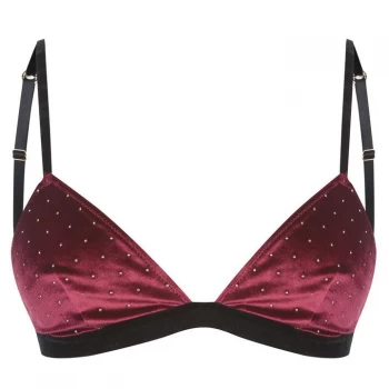 Image of Guess Guess Velvet Studded Bralette - D470