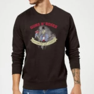 Image of Guns N Roses Jungle Skeleton Sweatshirt - Black