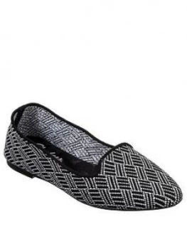 Image of Skechers Huntington Ballerina - Black/White