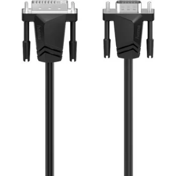 Image of Hama DVI / VGA Cable 1.50 m 00200714 Black [1x DVI-D plug - 1x VGA plug]