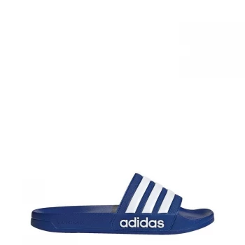 Image of adidas Adilette Cloudfoam Slides Unisex - Royal Blue / Cloud White / Roy