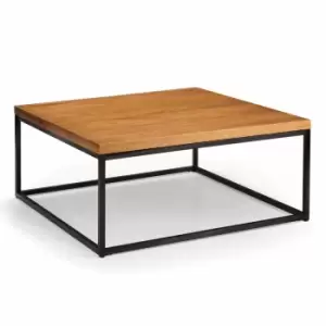 Image of Julian Bowen Brooklyn Square Coffee Table Light Oak