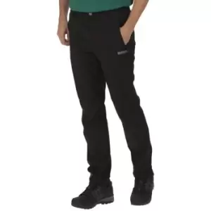 Image of Regatta Mens Geo Softshell Water Repellant Wind Resistant Trousers 38S - Waist 38' (96.5cm), Inside Leg 30'