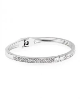 Image of Jon Richard Silver Square Open Bangle