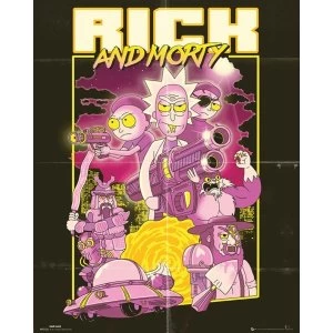 Image of Rick and Morty Action Movie Mini Poster
