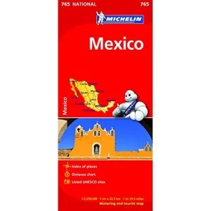 Image of Mexico - Michelin National Map 765 Map Sheet map 2012
