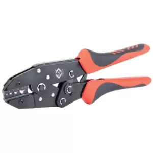 Image of CK Tools T3697A Ratchet Crimping Pliers For UnInsulated Terminals ...