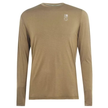 Image of Karrimor X Long Sleeve T Shirt Mens - Khaki