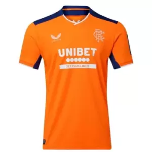 Image of Castore Rangers Third Shirt 2022 2023 - Orange