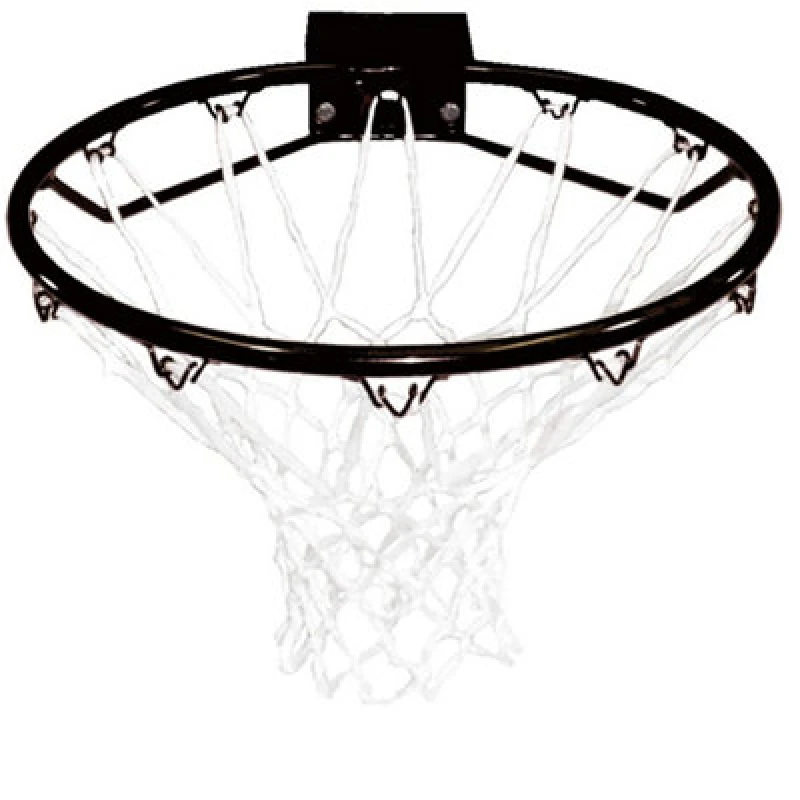 Image of Oypla Heavy Duty Wall Mounted Full Size Black Basketball Hoop Rim And Net