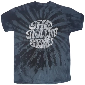 Image of The Rolling Stones - 70's Logo Unisex Medium T-Shirt - Black