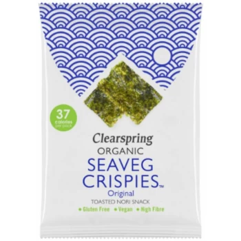 Image of Organic Seaveg Crispies - Original - 8g x 15 - 97739 - Clearspring