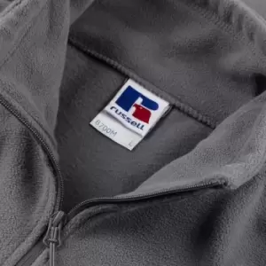 Image of Russell Mens Full Zip Outdoor Fleece Jacket (M) (Convoy Grey)