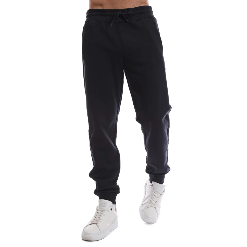 Image of Emporio Armani Mens Straight Leg Trousers Blu Navy male S