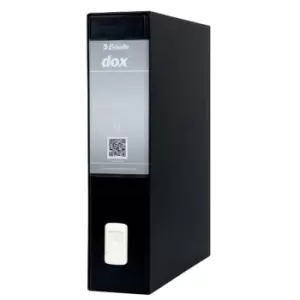 Image of Dox 2 Class Lever Arch File Foolscap Black - Outer Carton of 6