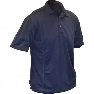 Image of Roughneck Mens Quick Dry Polo Shirt Blue XL