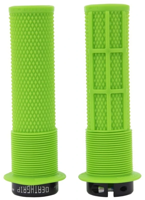 Image of DMR BRENDOG DeathGrip With Flange THIN Sick Green - Cycles UK