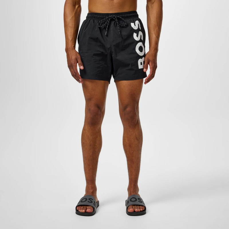 Image of Boss Octopus Swim Shorts - Black XS