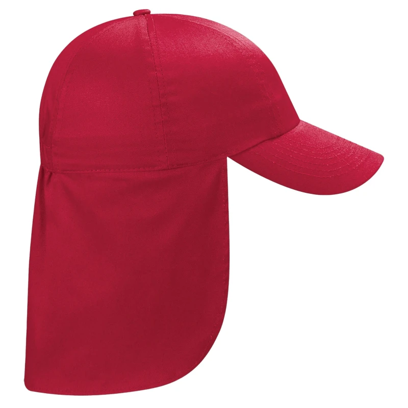 Image of Beechfield Legionnaire Hat in Red Red Unisex One Size