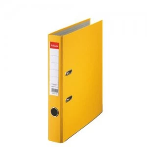 Image of Esselte Essentials Lever Arch File A4 PP 50mm Yellow PK25