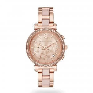 Image of Michael Kors Sofie Rose Gold Tone Ladies Watch