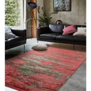 Image of Athera AT06 Ruby Abstract 120cm x 170cm Rectangle - Red