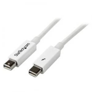 Image of StarTech.com 0.5m White Thunderbolt Cable - M/M