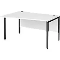 Image of Dams International Wave Desk MB14WLKWH 1,400 x 990 x 725 x 800 - 990 mm