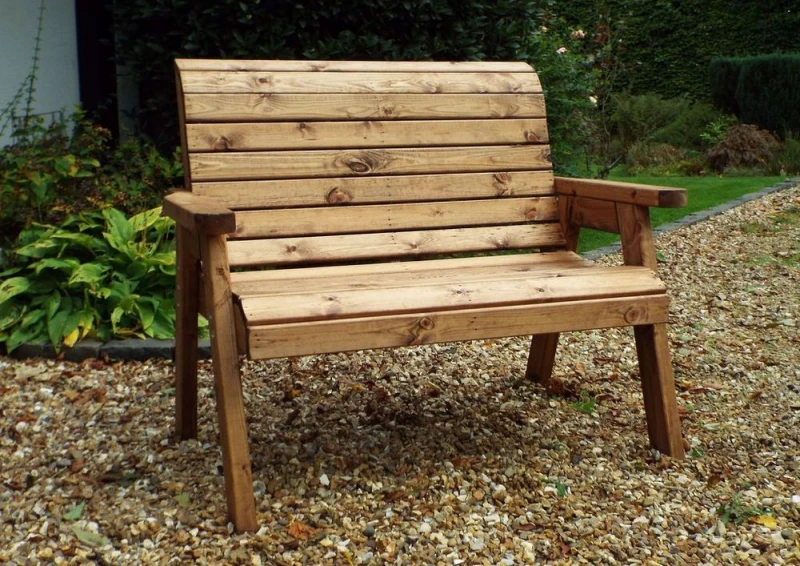 Image of Charles Taylor Trading Charles Taylor Two Seat Bench Boxed Brown