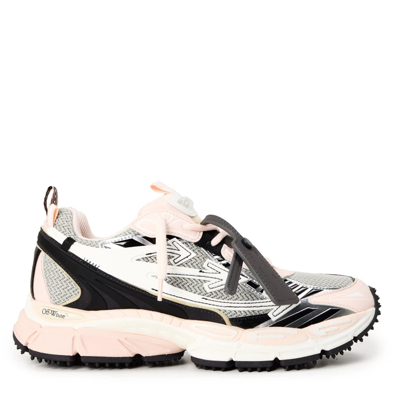 Image of Off White Womens Be Right Back Low-Top Trainers Grey/Nude female 3 (36)