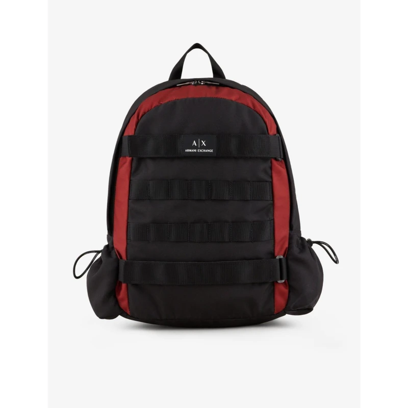Image of Armani Exchange Backpack Black Red male One Size