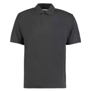 Image of Kustom Kit Mens Klassic Superwash Short Sleeve Polo Shirt (S) (Graphite)