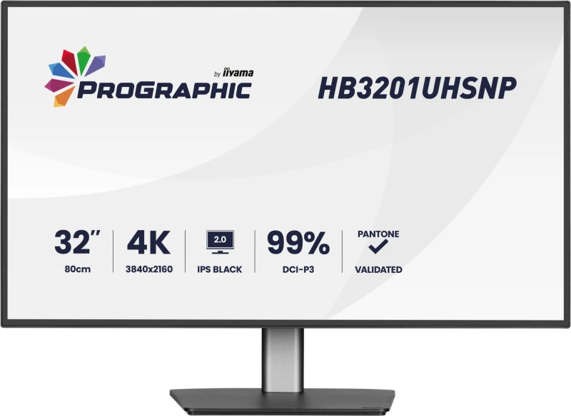 Image of iiyama ProGraphic HB3201UHSNP-B1 computer monitor 80cm (31.5") 3