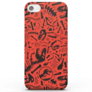Image of Jurassic Park Red Pattern Phone Case for iPhone and Android - iPhone 7 Plus - Snap Case - Gloss