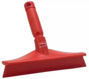 Image of Vikan Red Squeegee, 104mm x 245mm x 50mm, for Food Preparation Surfaces