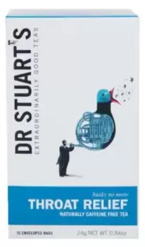 Image of Dr Stuarts Organic Throat Relief - 15 Bags x 4 (Case of 1)