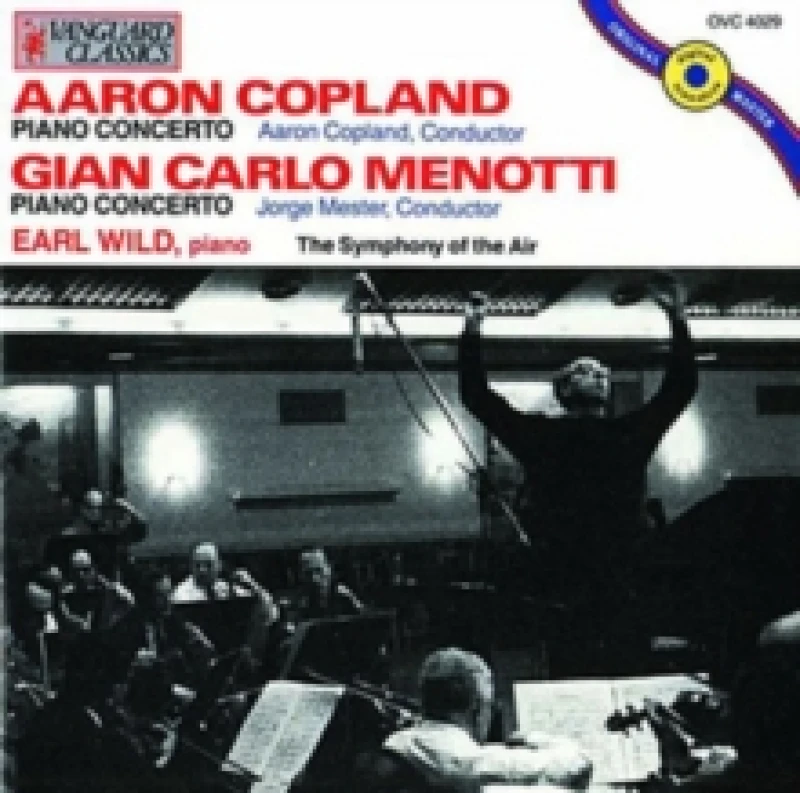 Image of Aaron Copland: Piano Concerto/Gian Carlo Menotti: Piano Concerto CD / Album