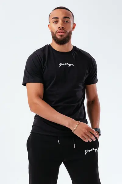 Image of JustHype UK hype Black scribble mens t-shirt