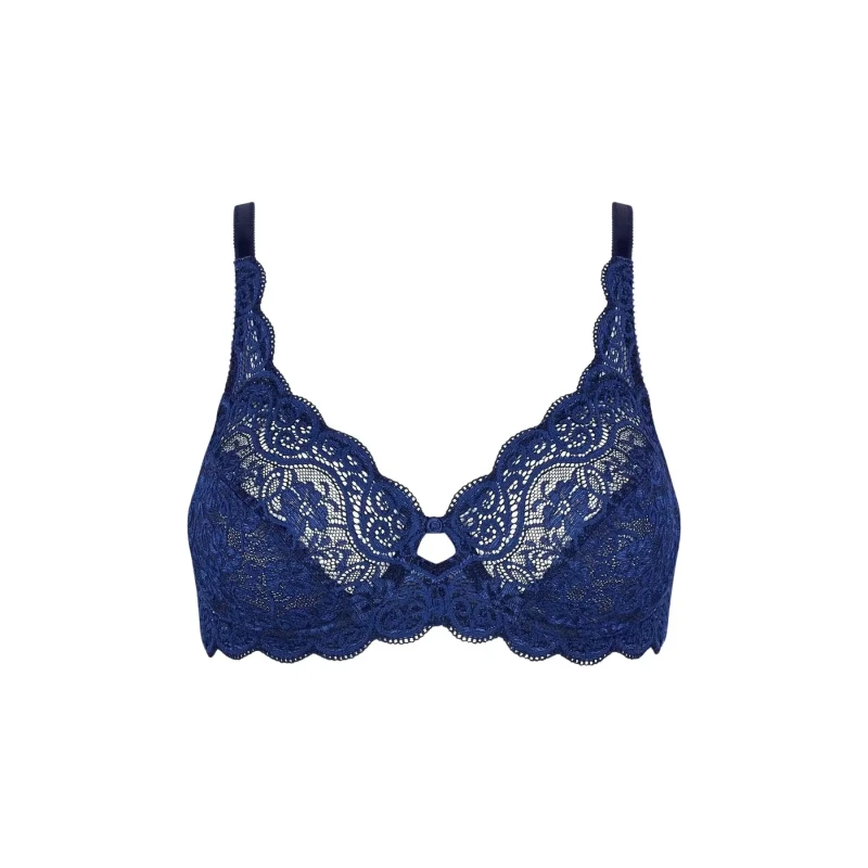 Image of Triumph Amourette 300 Full Cup Bra Navy Women 32B;38DD;36DD;34DD;32DD;38D;36D;34D;38C;36C;34C;38B