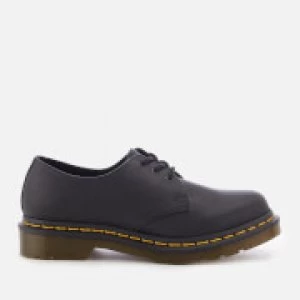 Image of Dr. Martens Womens 1461 W Virginia Leather 3-Eye Shoes - Black - UK 7
