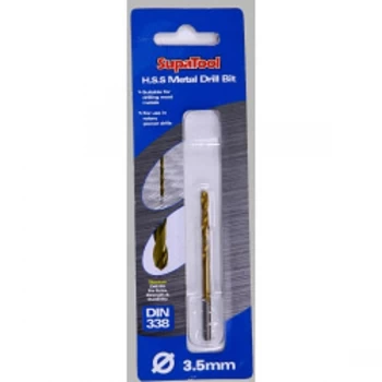Image of SupaTool Titanium Coated HSS Drill Bits 3.5x70mm