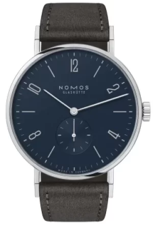 Image of Nomos Glashutte Watch Tangente 38 Midnight Blue Sapphire Crystal