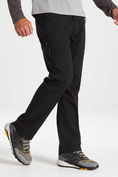 Image of Craghoppers 'Kiwi Pro II' Regular Fit Hiking Trousers Black