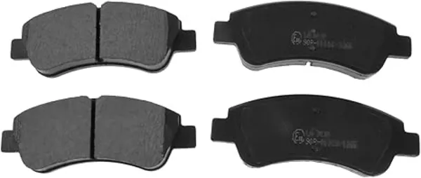 Image of Blue PRINT Brake pad set Front Axle ADP154202 Brake pads,Brake pad set, disc brake OPEL,PEUGEOT,CITROEN,Crossland X (P17),Corsa F