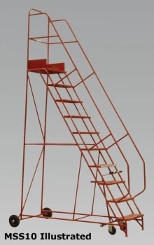 Image of Sealey MSS07 Mobile Safety Steps 7-Tread